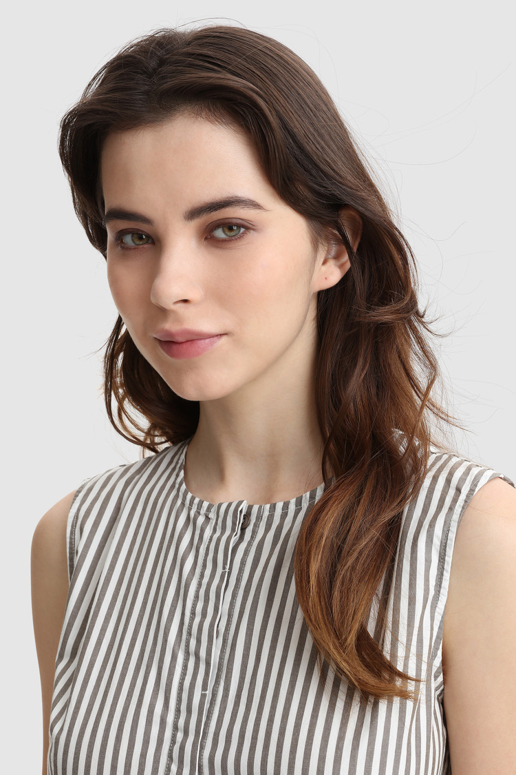 Lange katoenen jurk met print