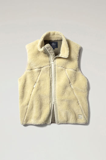 Terra Vest in Wool Blend Sherpa Fleece White photo 1 | Woolrich