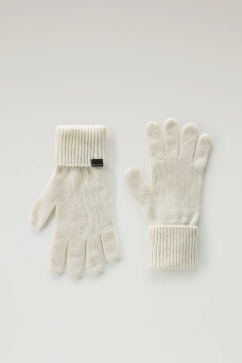 Gloves in Pure Cashmere White | Woolrich