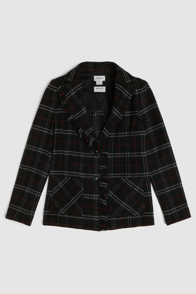 Blazer in lana stretch