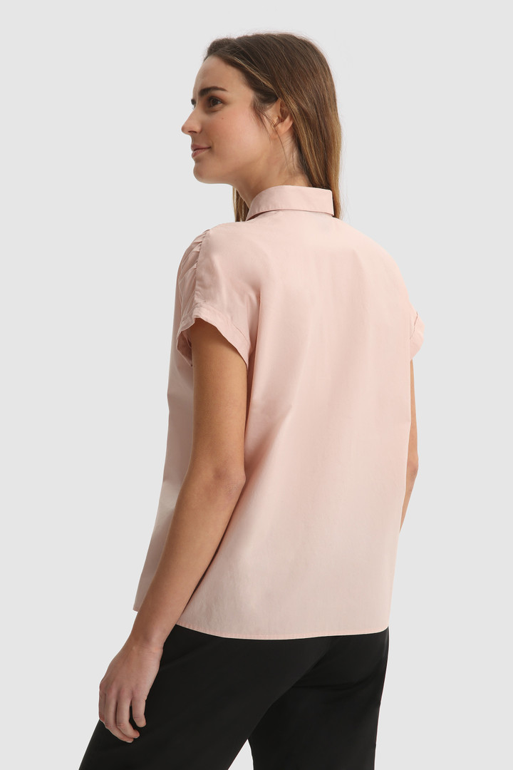 Blouse en popeline Henley