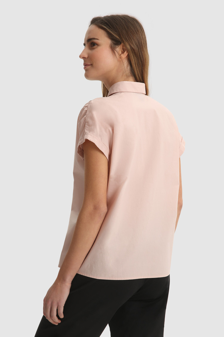 Blouse en popeline Henley