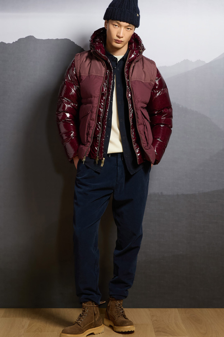 Geribde muts van wol- en alpacamix Blauw photo 5 | Woolrich