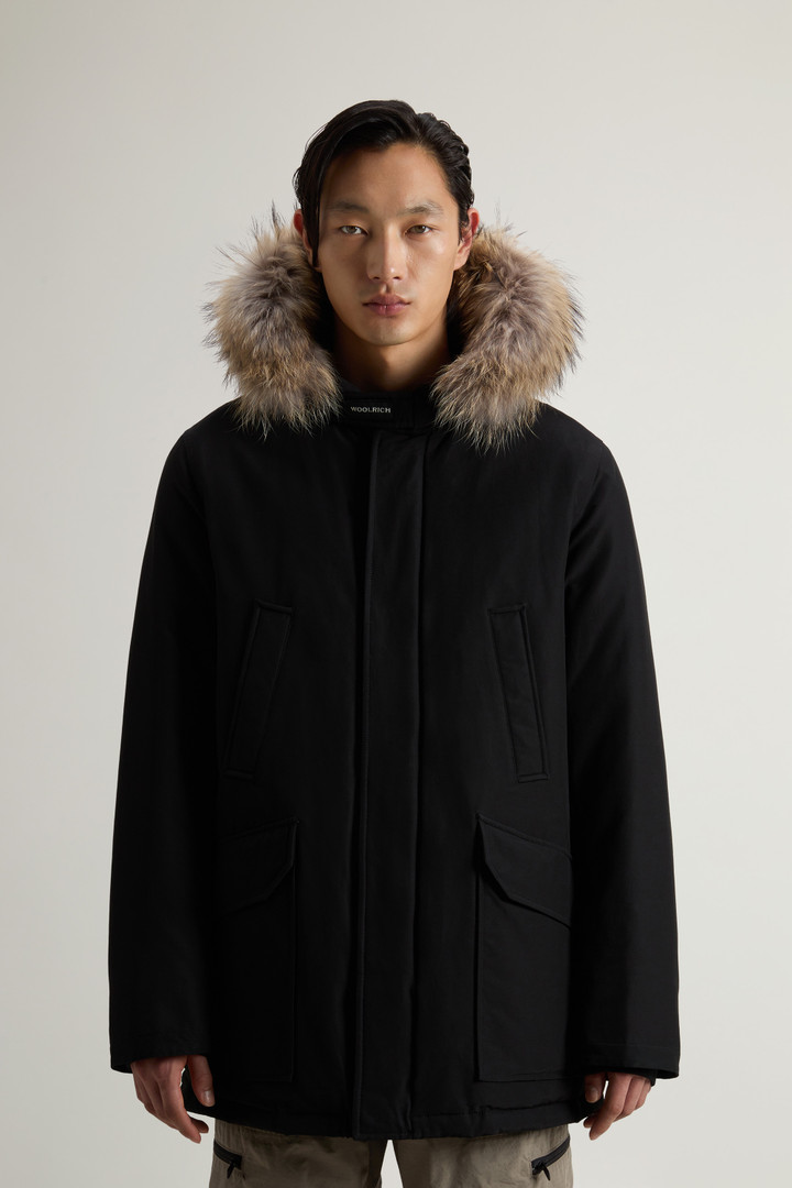 Daytona Parka in Ramar Cloth with Detachable Fur Black photo 1 | Woolrich