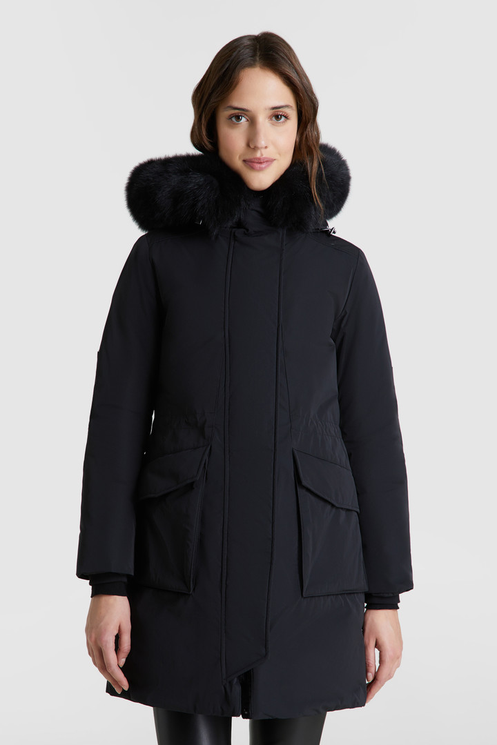 Military Parka with fox fur