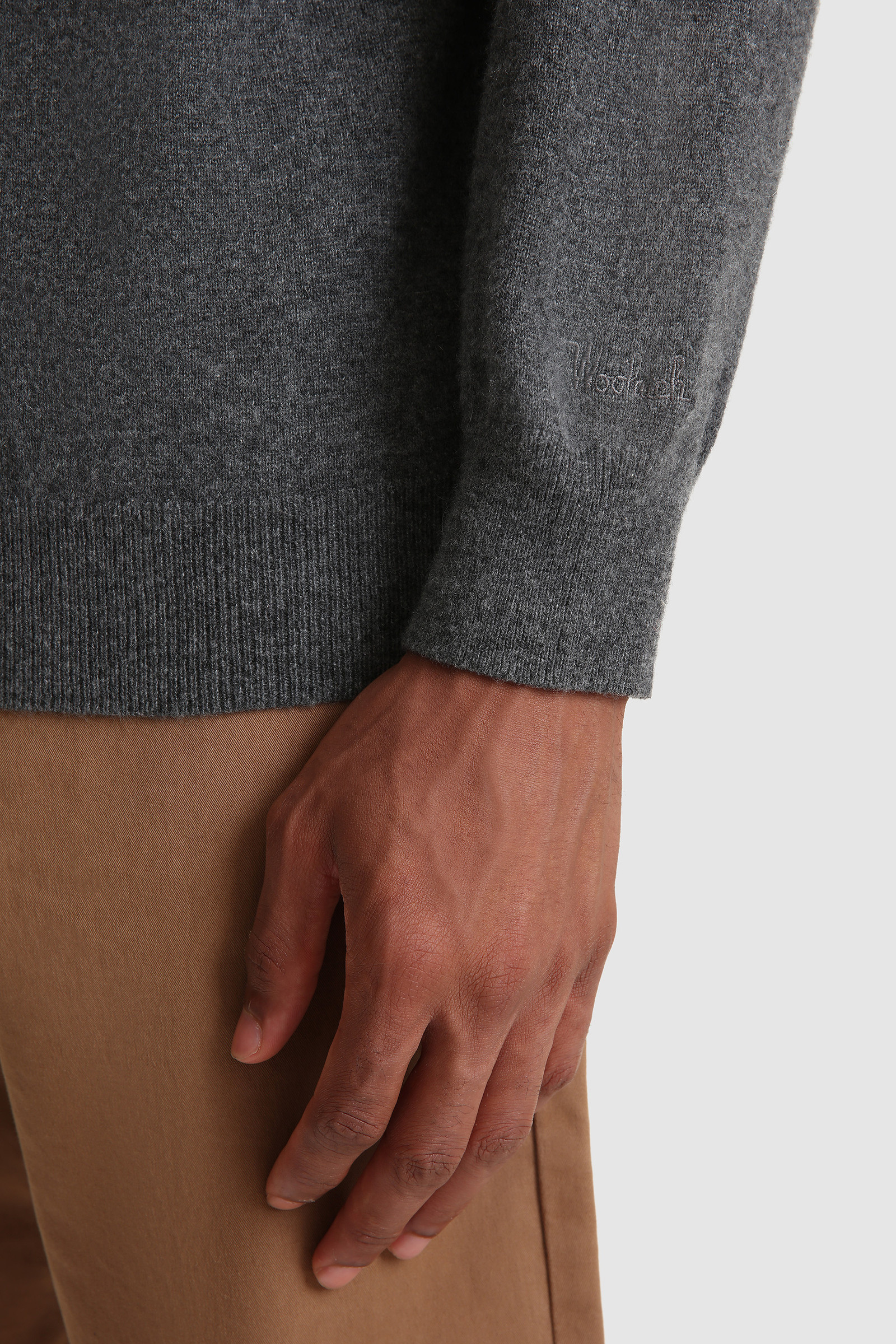 Luxury Polo in Cashmere Yarn Black photo 6 | Woolrich
