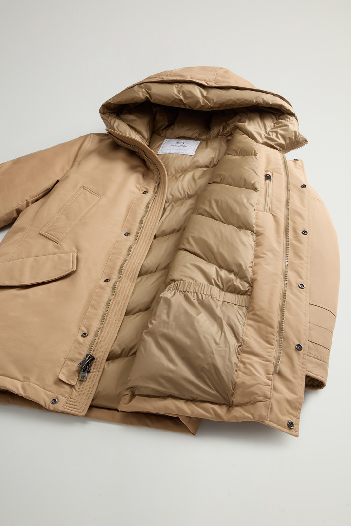 Polar Parka in Ramar Cloth with High Collar Beige photo 8 | Woolrich