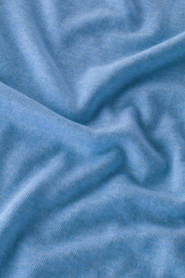 Pull à col rond en pur coton Bleu photo 4 | Woolrich