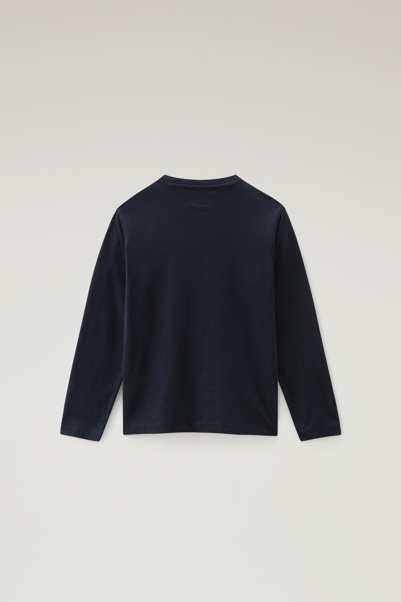 Boys' Long Sleeve Sheep Tee Blue photo 2 | Woolrich