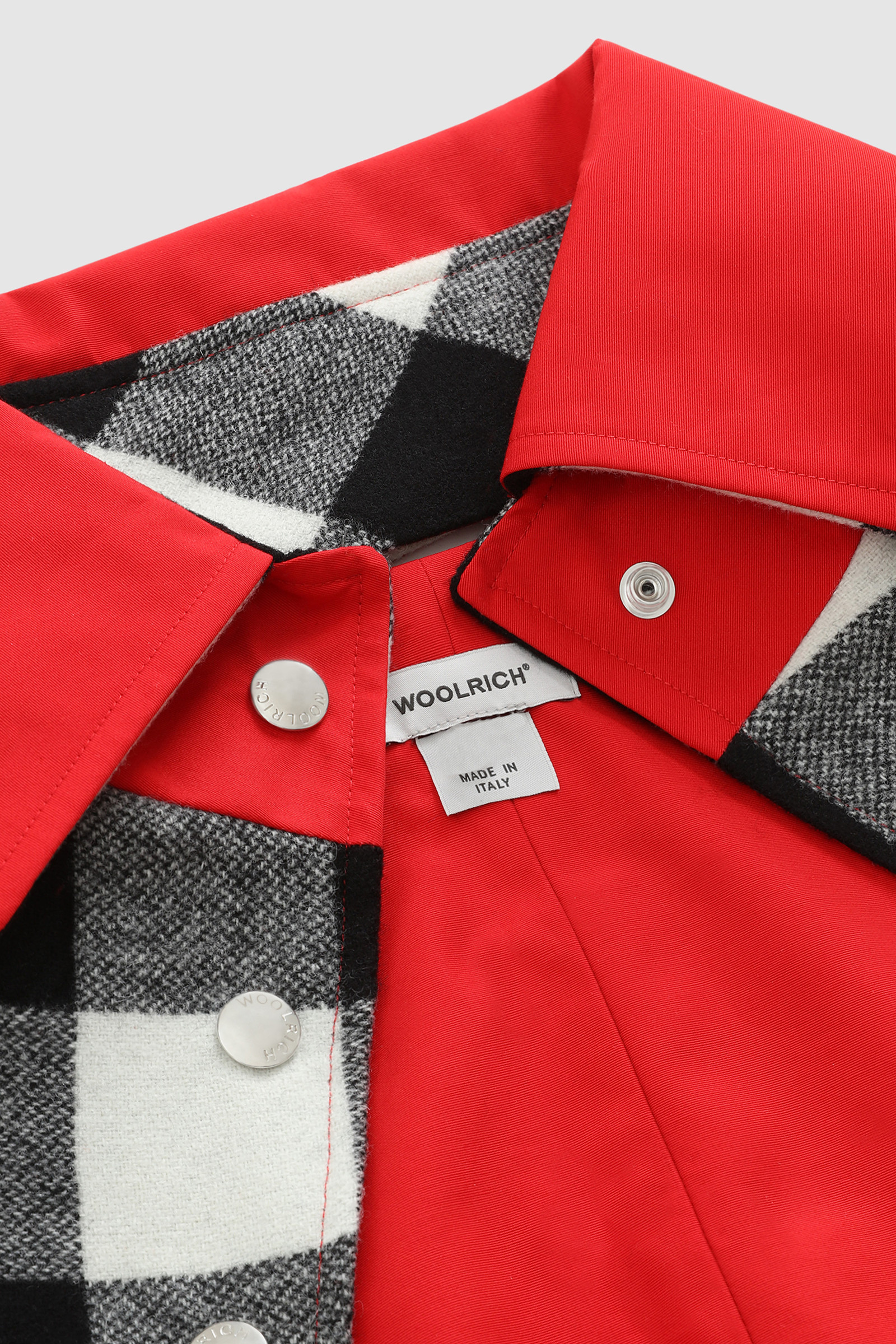 Maxi-camicia Buffalo Check per cani di taglia grande Temellini/Woolrich bianco photo 6 | Woolrich