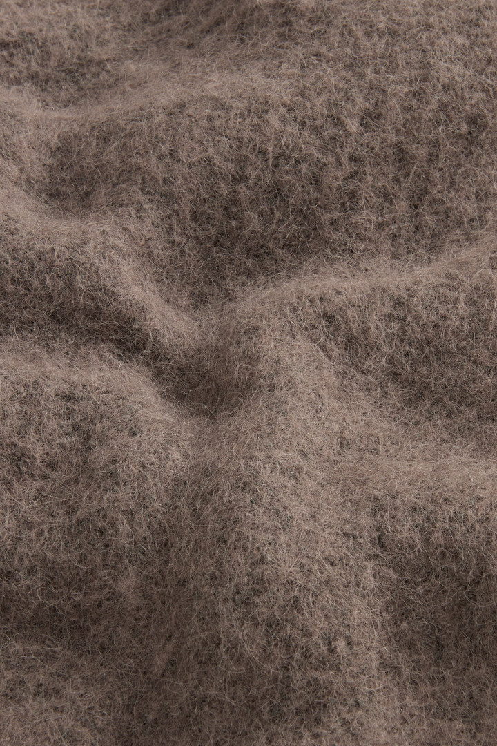 Stückgefärbter Cardigan aus Alpaka-Wollmischung Grau photo 6 | Woolrich
