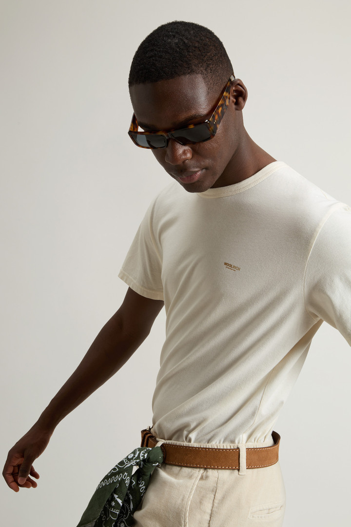 T-shirt in puro cotone Bianco photo 4 | Woolrich