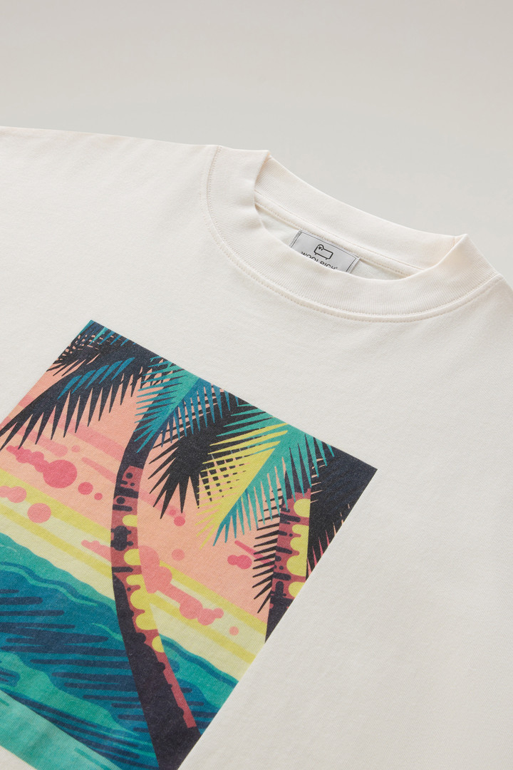 GRAPHIC T-SHIRT White photo 6 | Woolrich