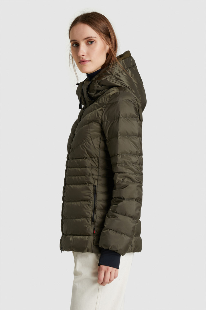 Hooded tech jacket