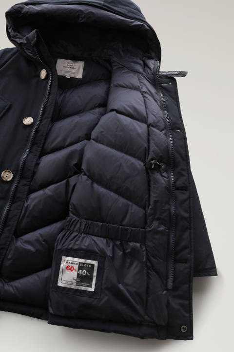 Boys' Arctic Parka in Ramar Cloth Blue photo 2 | Woolrich