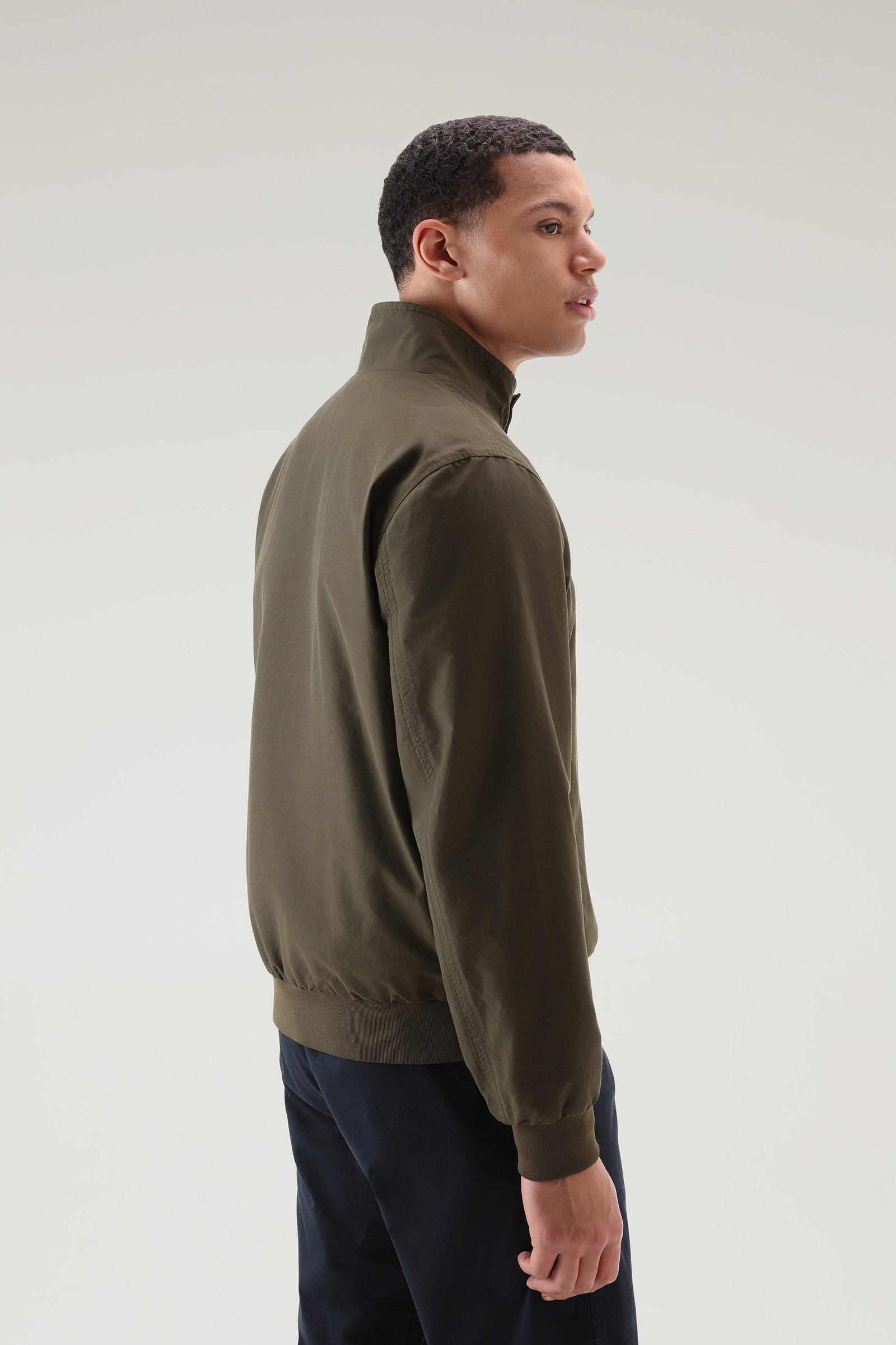 Men's Cruiser Bomber in Light Eco Ramar Green | Woolrich USA