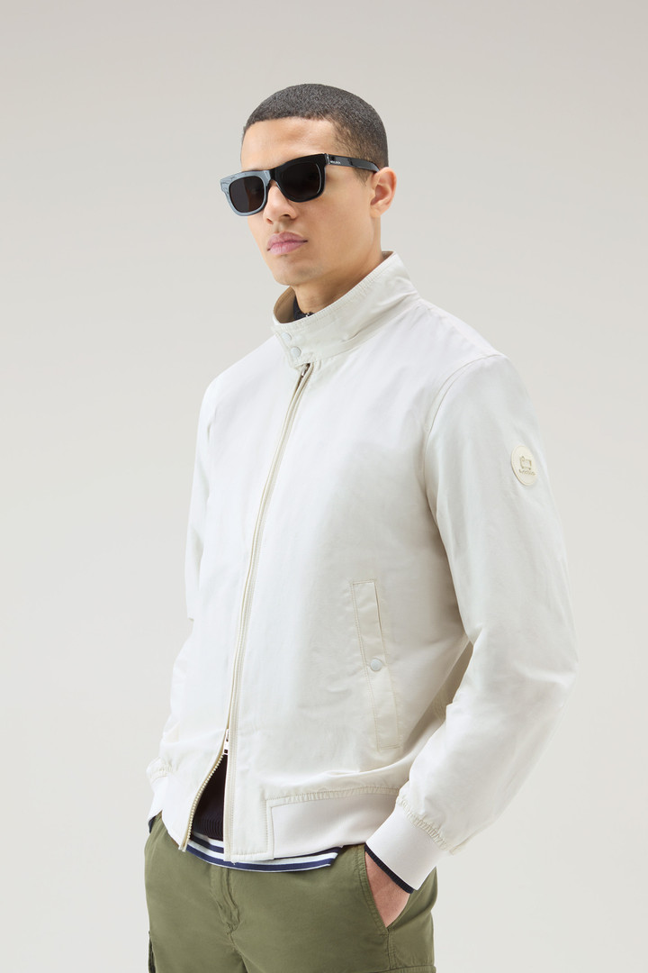 Cruiser Bomber Jacket in Ramar Cloth with Turtleneck White photo 4 | Woolrich