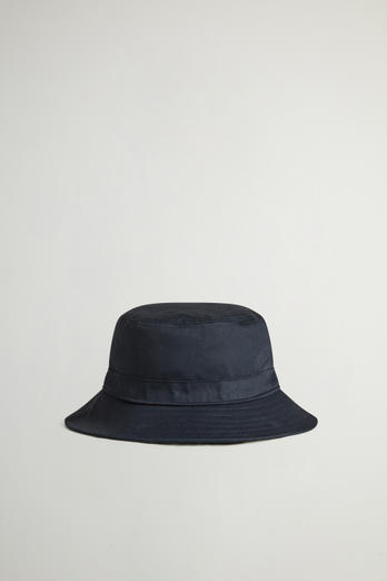 Cappello in twill di cotone con logo ricamato Blu | Woolrich