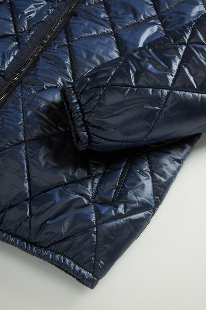 Giacca trapuntata in nylon tinta in filo Blu photo 3 | Woolrich