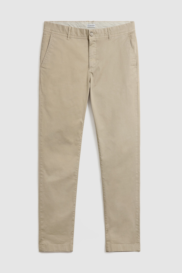 Garment-dyed Chino pant Beige photo 4 | Woolrich