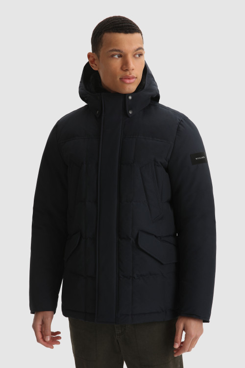 Veste rembourrée Blizzard Field avec fermeture dissimulée bleu | Woolrich
