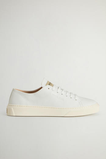 Sneakers Cloud Court aus Nappaleder Weiß | Woolrich