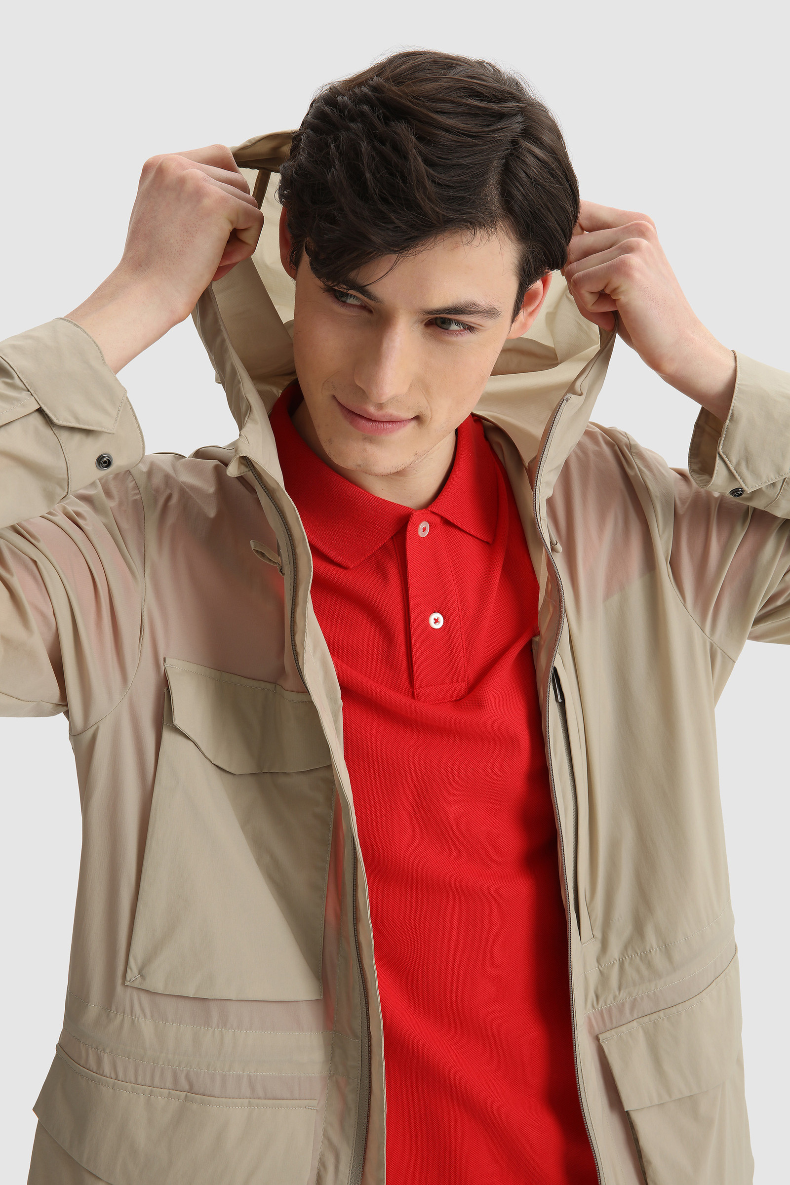 Ultralight Mountain Ripstop Windbreaker Brown photo 6 | Woolrich