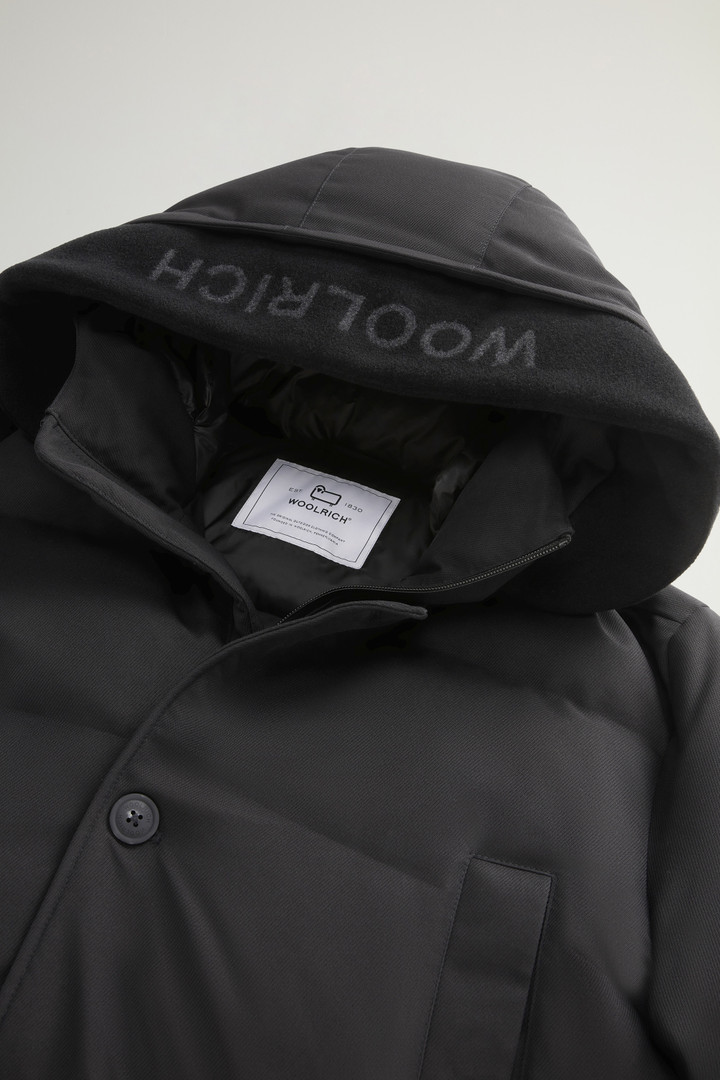 Parka with Detachable Wool Visor Black photo 7 | Woolrich