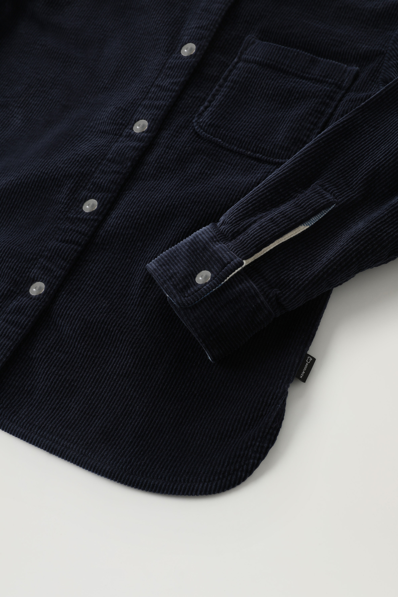 Girls' Corduroy Overshirt Blue photo 4 | Woolrich