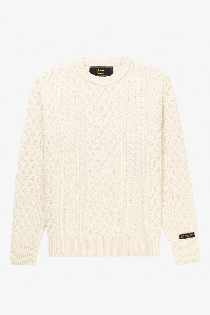 Jersey de cuello redondo trenzado Aimé Leon Dore / Woolrich