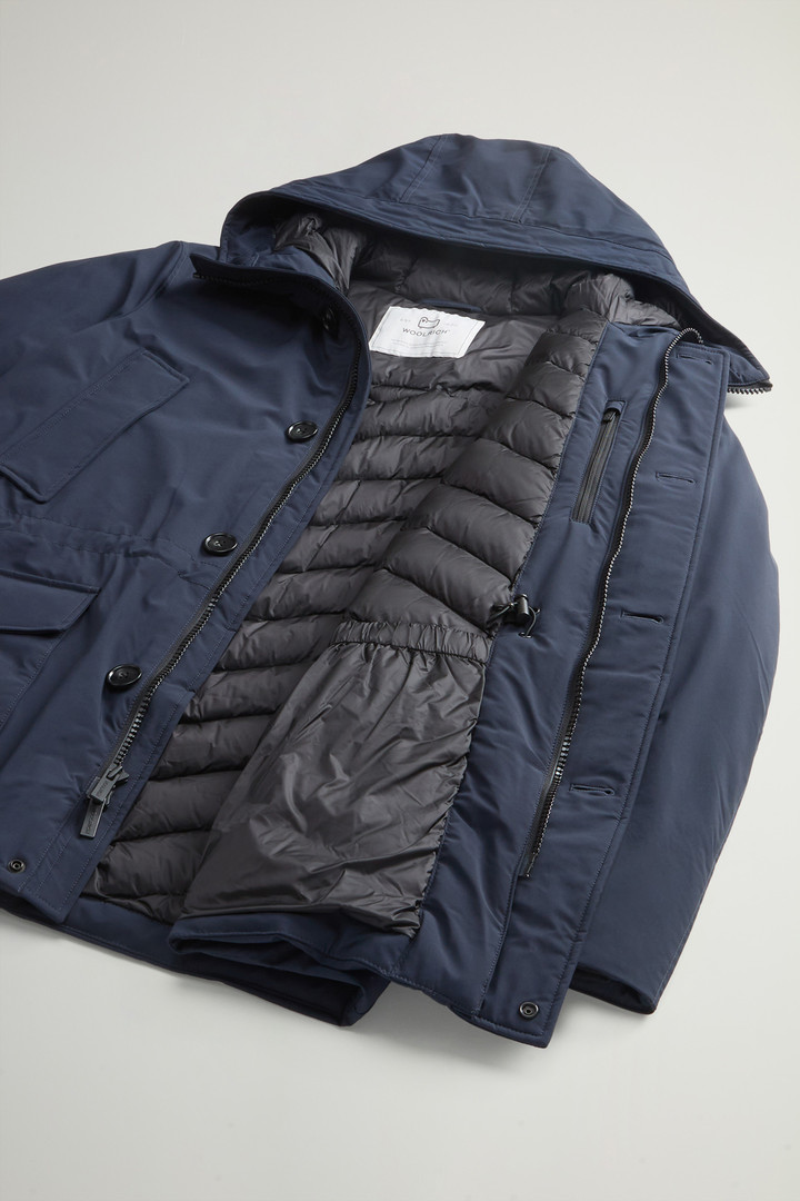 Arctic Parka van stretchnylon Blauw photo 10 | Woolrich