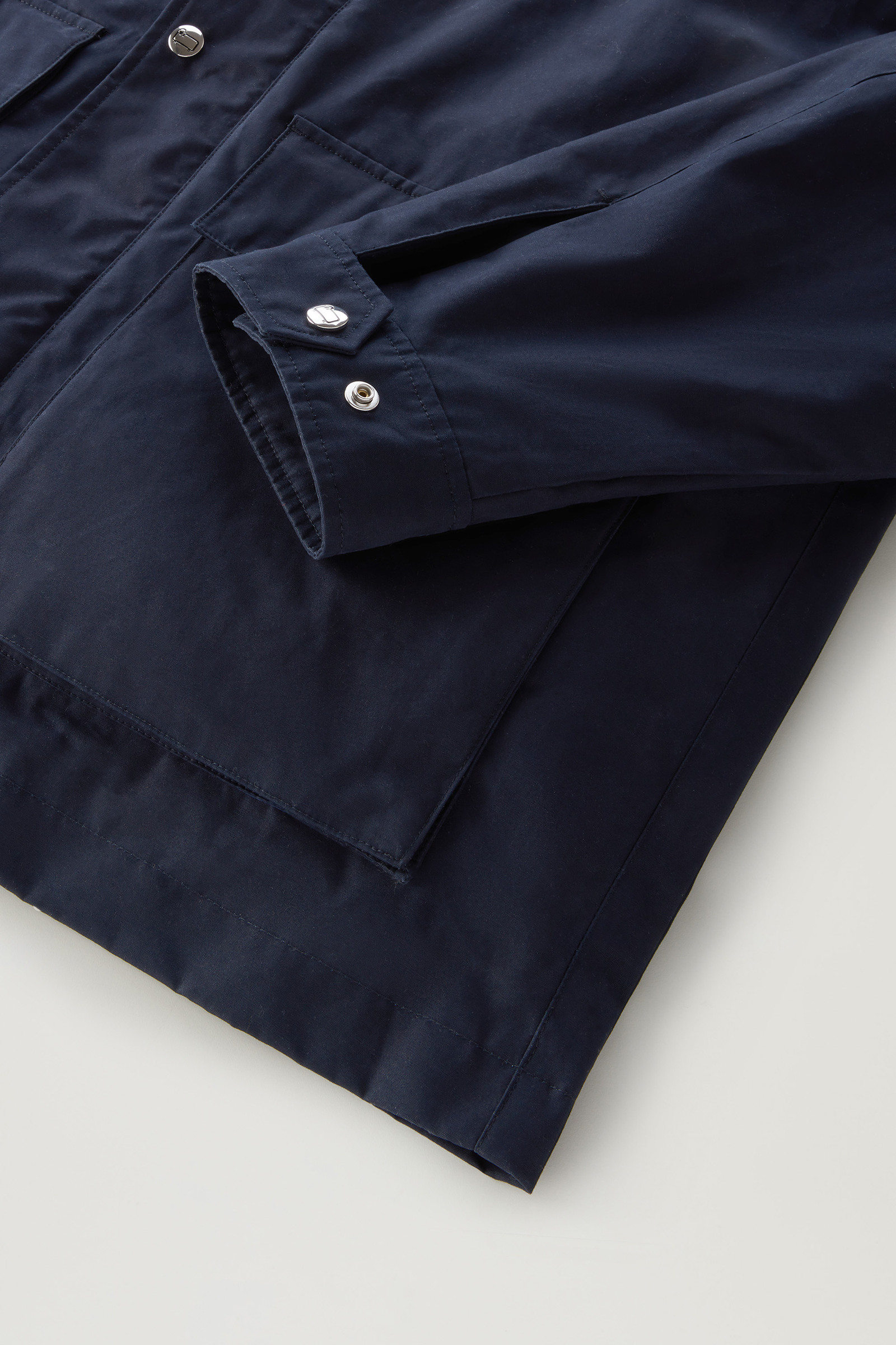 Veste Mountain 3 en 1 en coton Soft Byrd avec gilet matelassé amovible bleu photo 9 | Woolrich