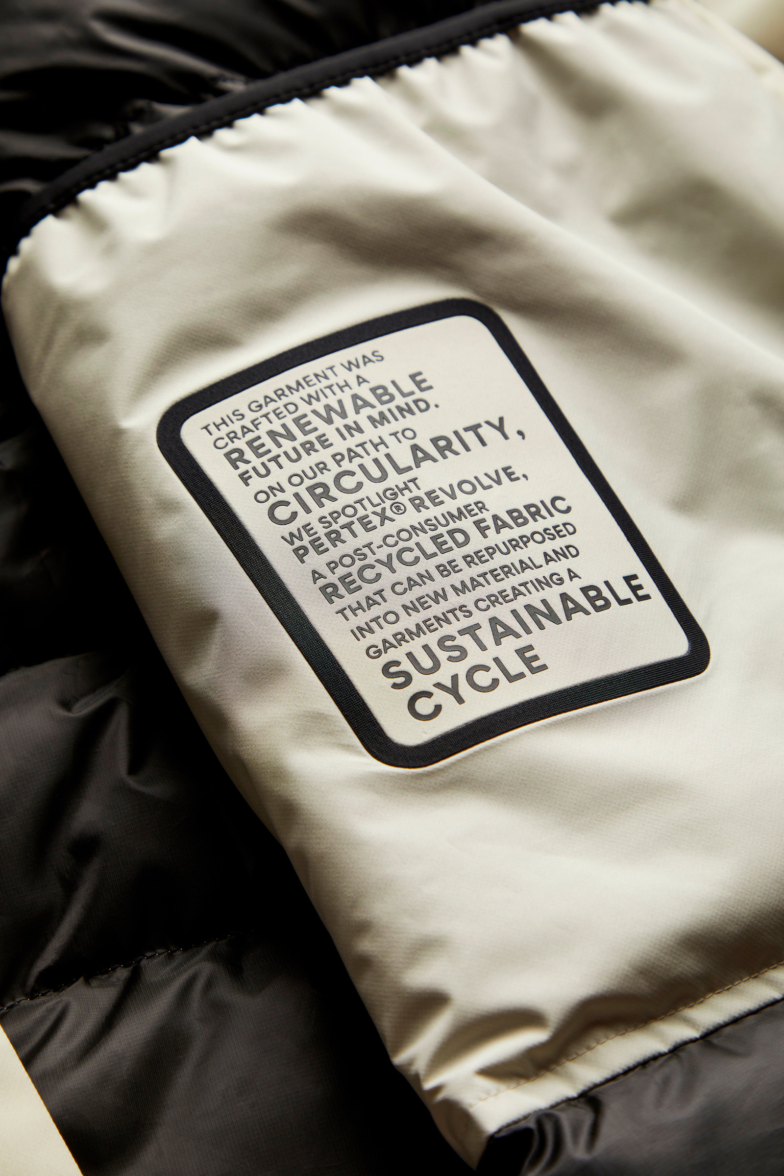 Harveys Waterproof Jacket in Pertex Revolve White photo 11 | Woolrich