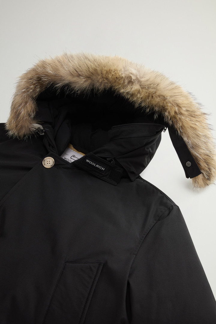 Arctic Anorak in Ramar Cloth with Detachable Fur Black photo 8 | Woolrich