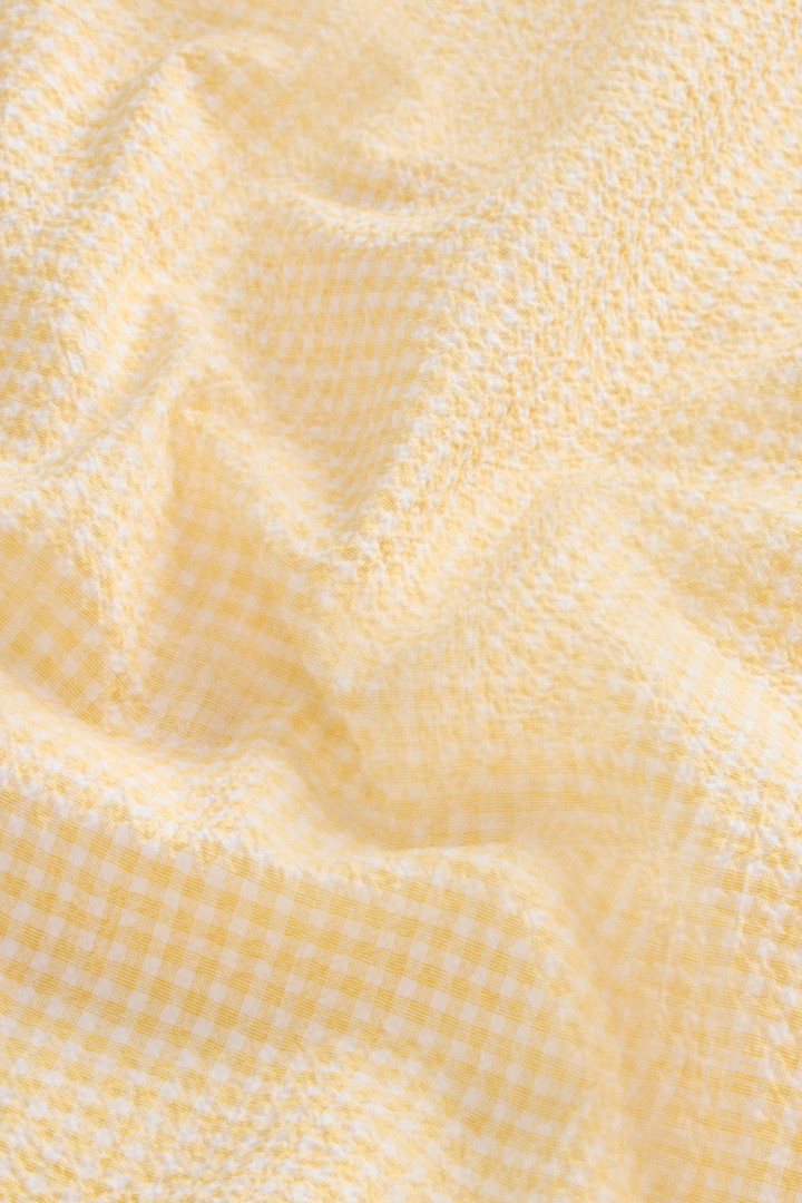 Seersucker Cotton Shirt Yellow photo 8 | Woolrich