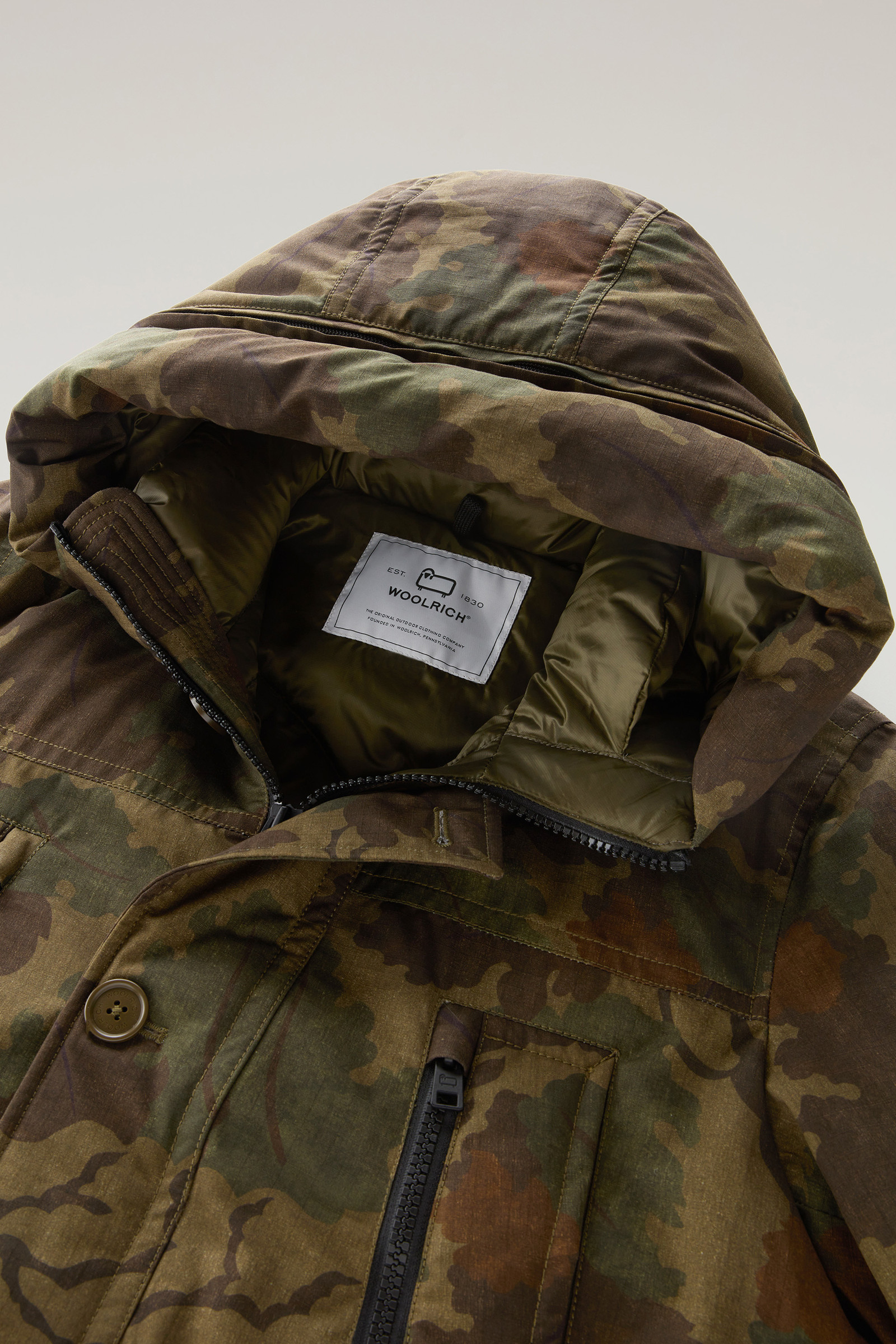 Mitchell Arctic Parka Evolution en coton Ripstop vert photo 6 | Woolrich
