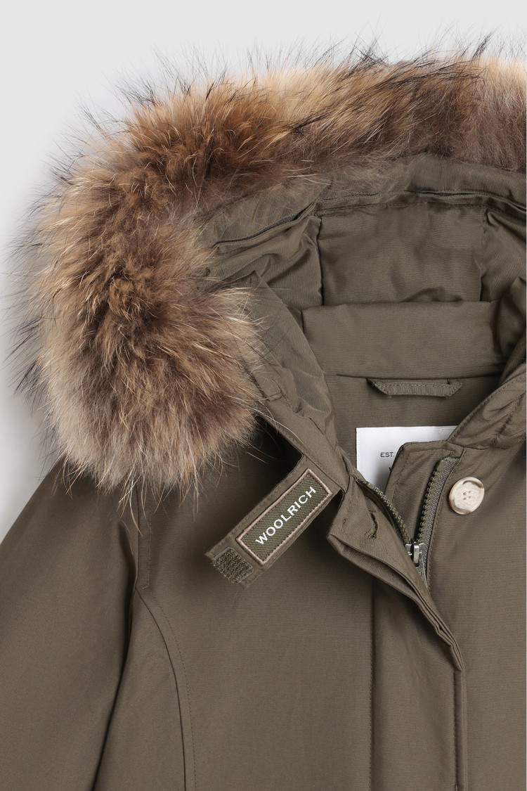 Arctic Parka avec fourrure de raton laveur amovible pour fille