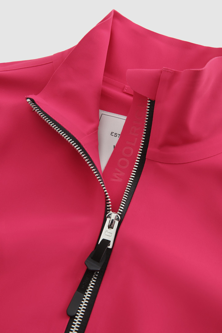 Pequea Long Jacket in Stretch Jersey Pink photo 6 | Woolrich