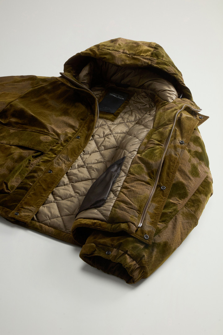 Olmetex Ripstop Nylon Jacket with Camouflage Motif by Todd Snyder Brown photo 10 | Woolrich