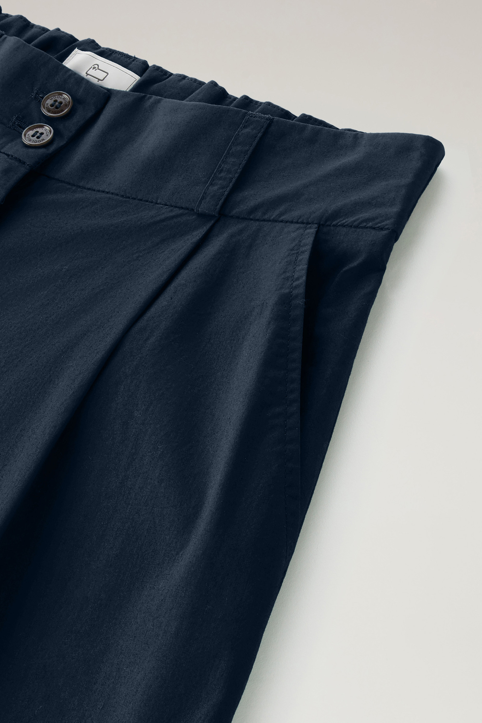 Pantaloncini in popeline di puro cotone blu photo 6 | Woolrich