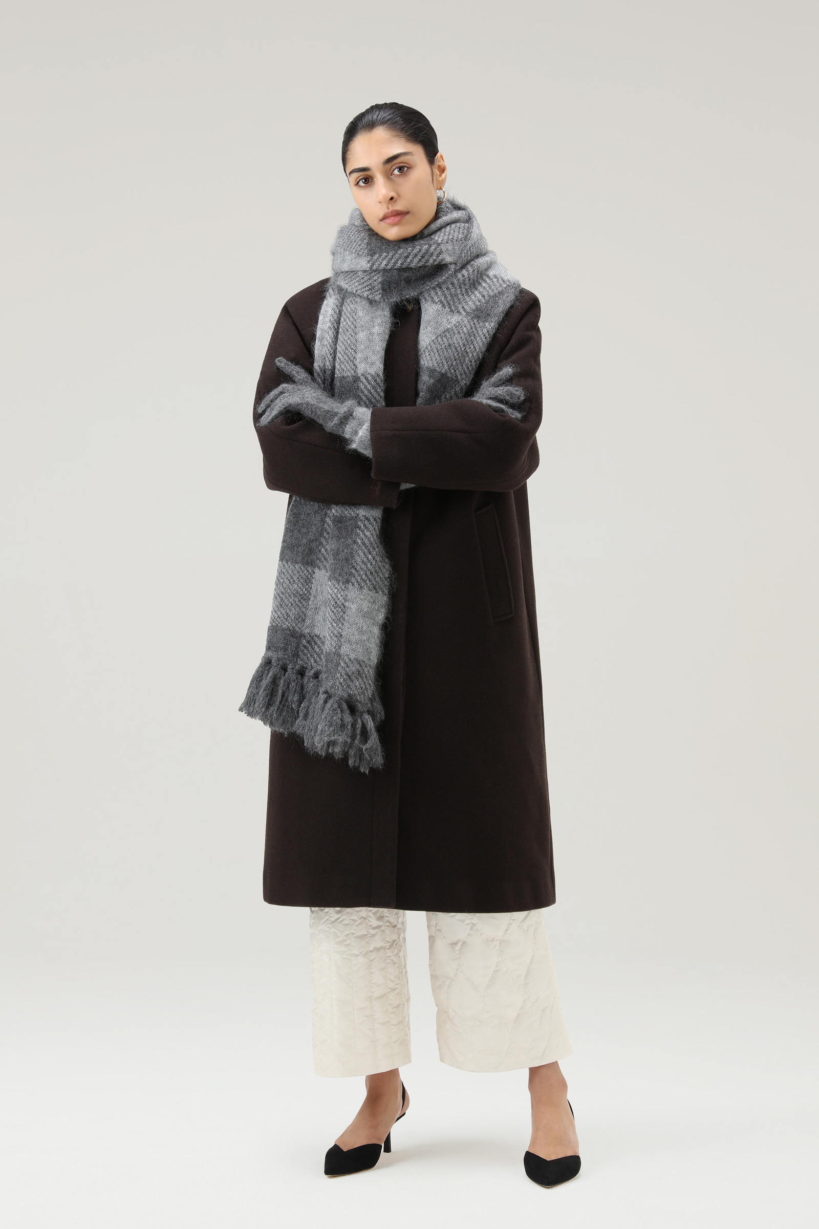 Mohair Wool Blend Gloves - Daniëlle Cathari / Woolrich Black photo 5 | Woolrich