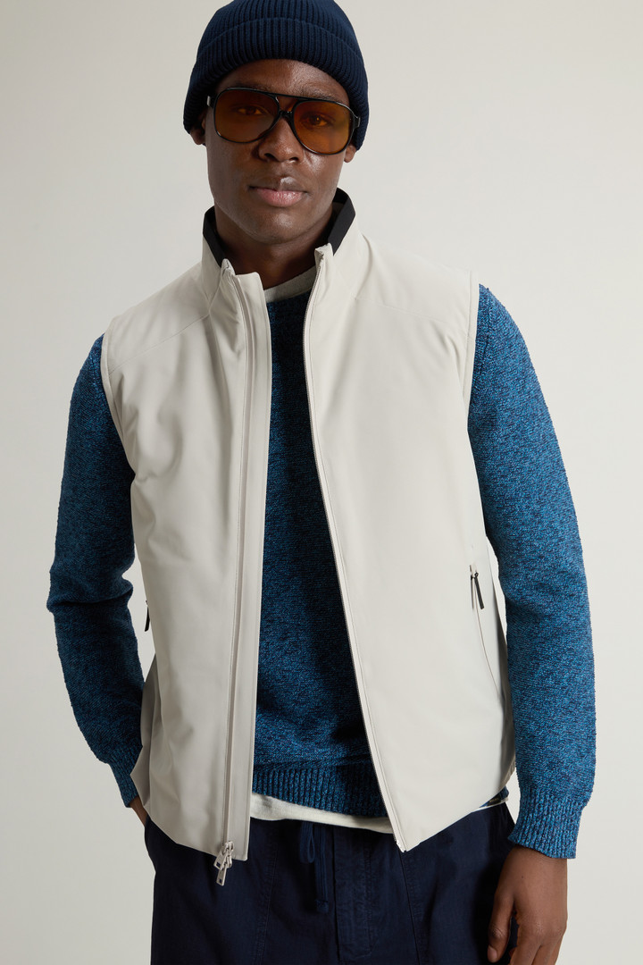 Quilted Sailing Vest in Two-layered Fabric Gray photo 4 | Woolrich