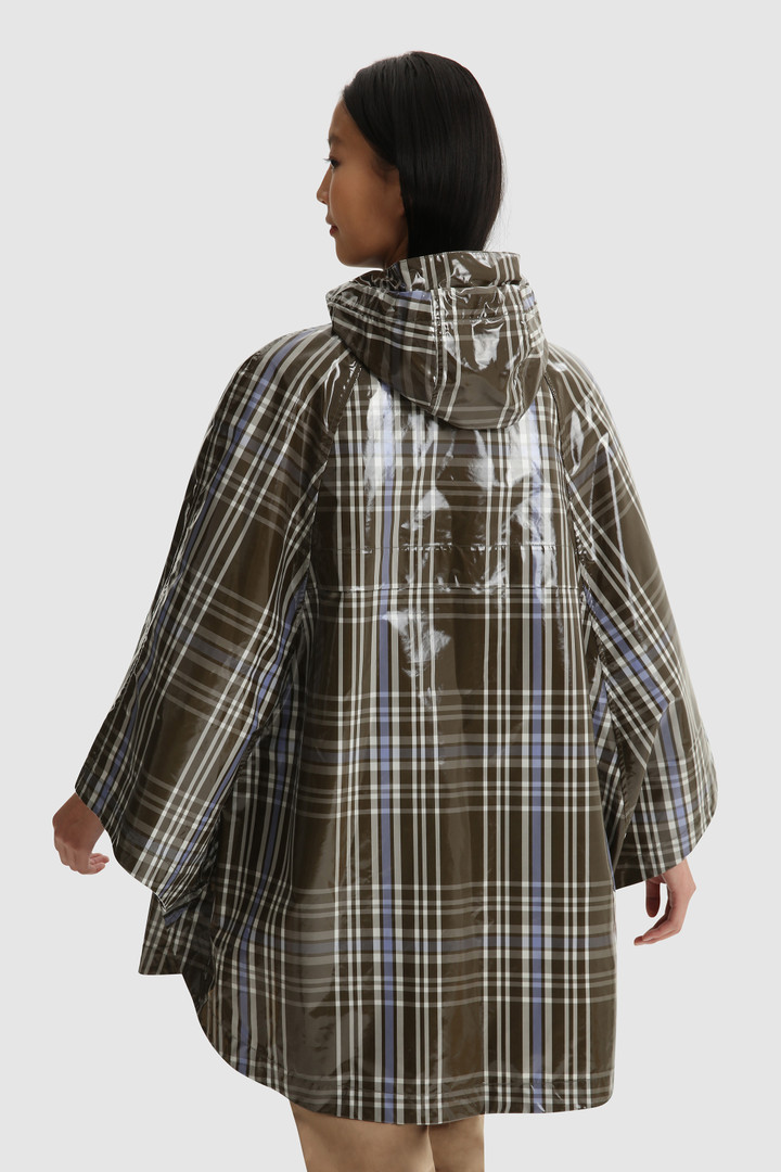 Hawthorn Check hooded cape