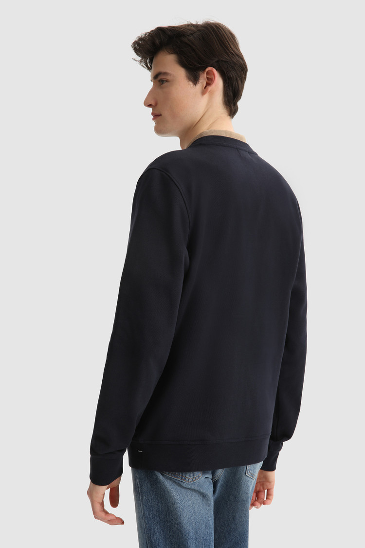 Essential Sweatshirt mit Rundhalsausschnitt aus Bio-Baumwolle