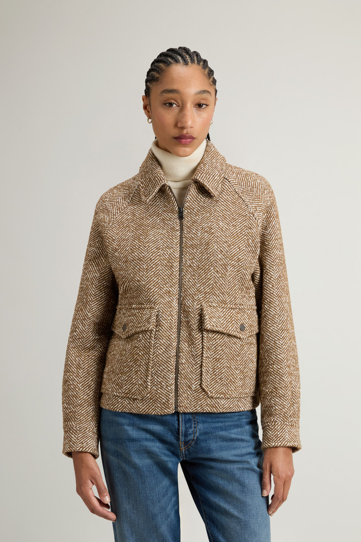 Giacca a camicia in misto lana Beige photo 1 | Woolrich