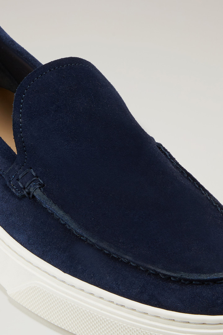 Slip-on Loafers in Suede Blue photo 5 | Woolrich