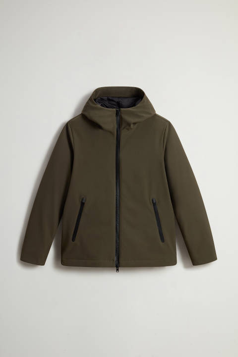 Pacific Jacket in Tech Softshell Green photo 2 | Woolrich