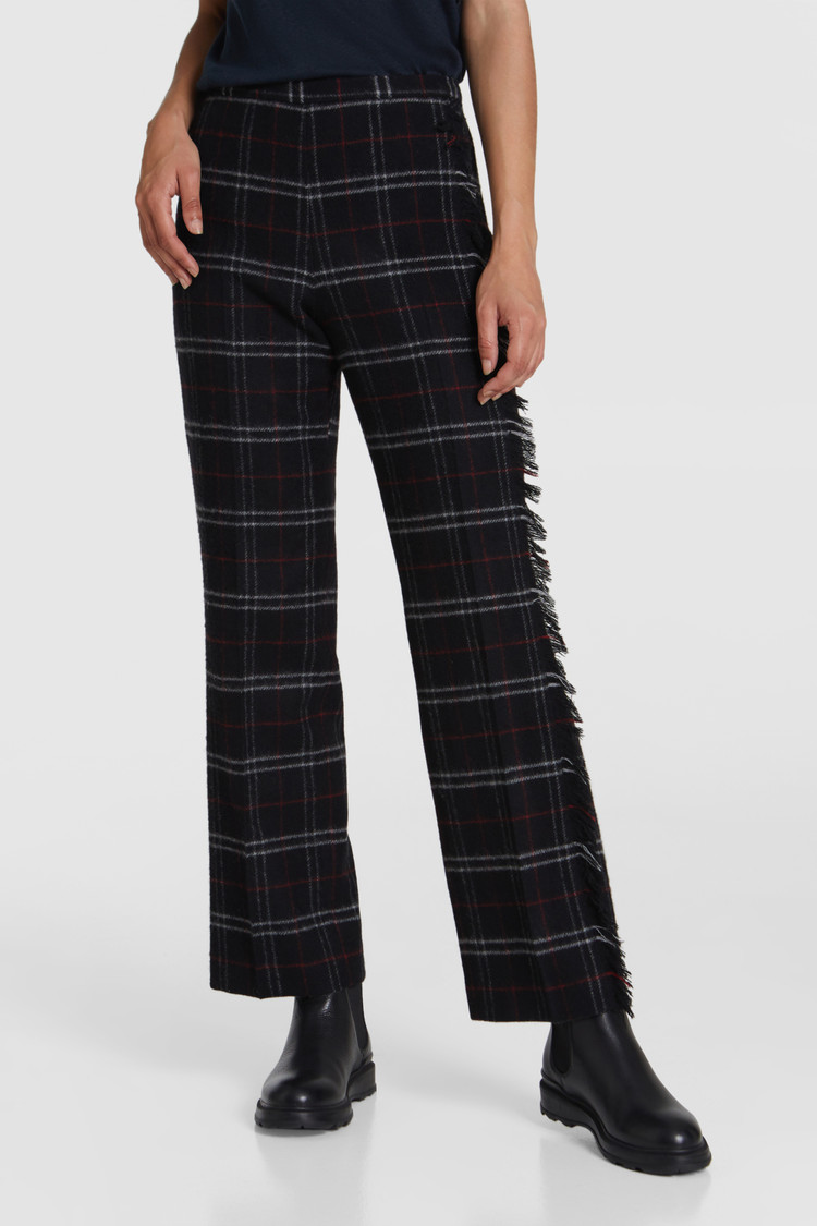 Stretch-wool pants