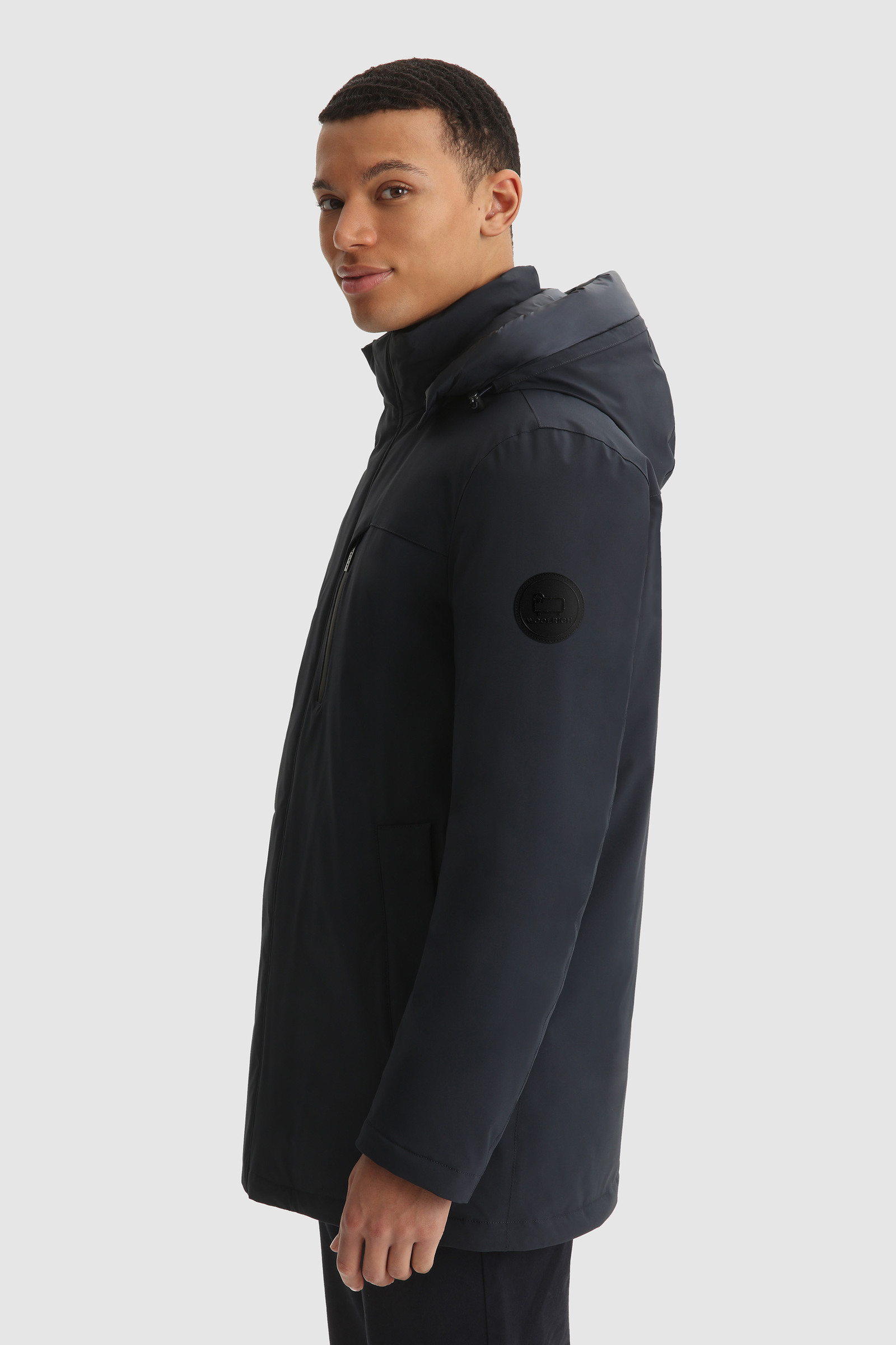 Mountain Parka stretch con imbottitura in Grafene Blu photo 3 | Woolrich