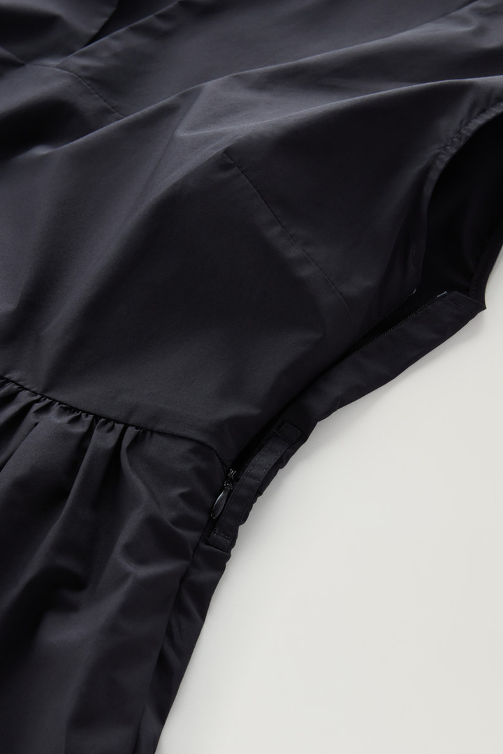 Short Dress in Pure Cotton Poplin Black photo 7 | Woolrich
